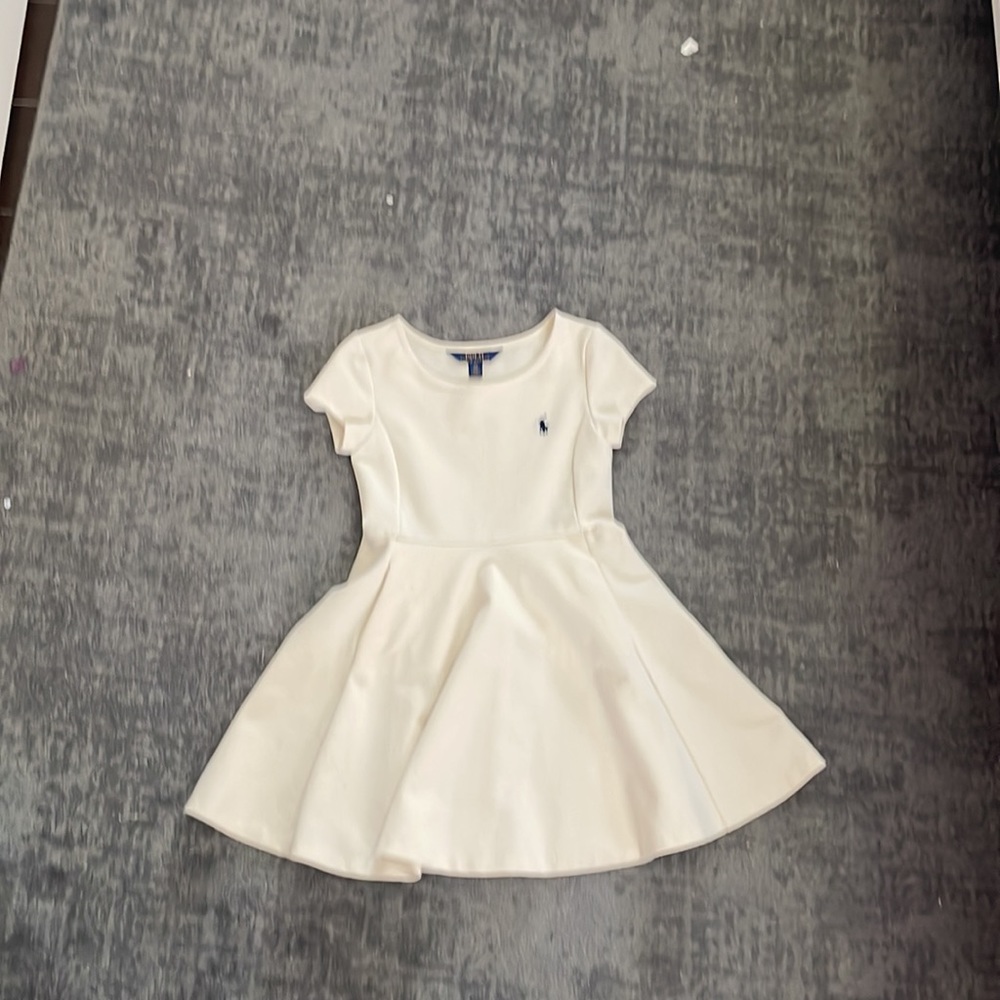 White polo girls dress (gently used) - Picture 5 of 8